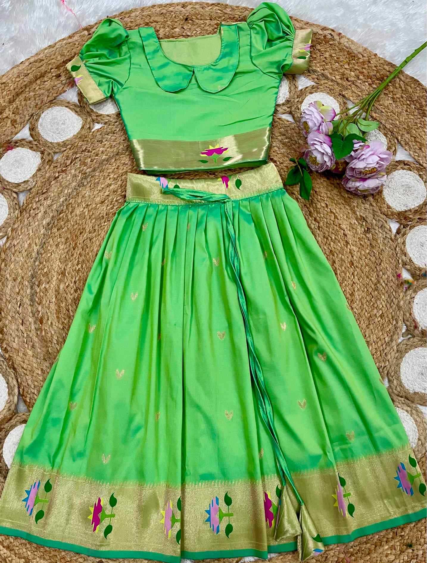 YNF Wholesale Fancy Kids Lehenga  | Surat Manufacturer