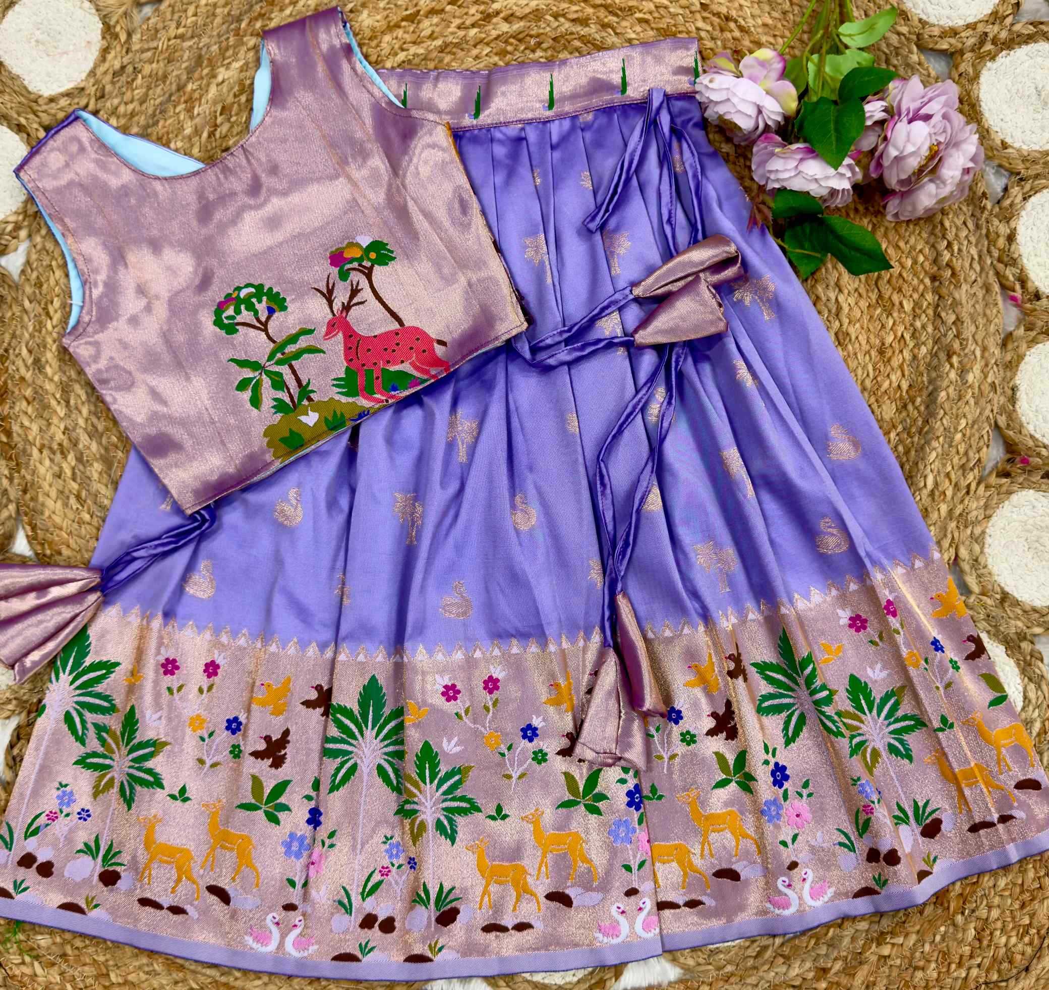 YNF Wholesale Soft Silk Kids Lehenga  | Surat Manufacturer