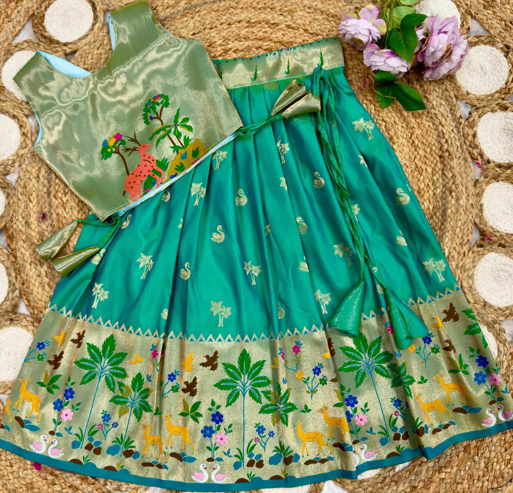 YNF Wholesale Soft Silk Kids Lehenga  | Surat Manufacturer