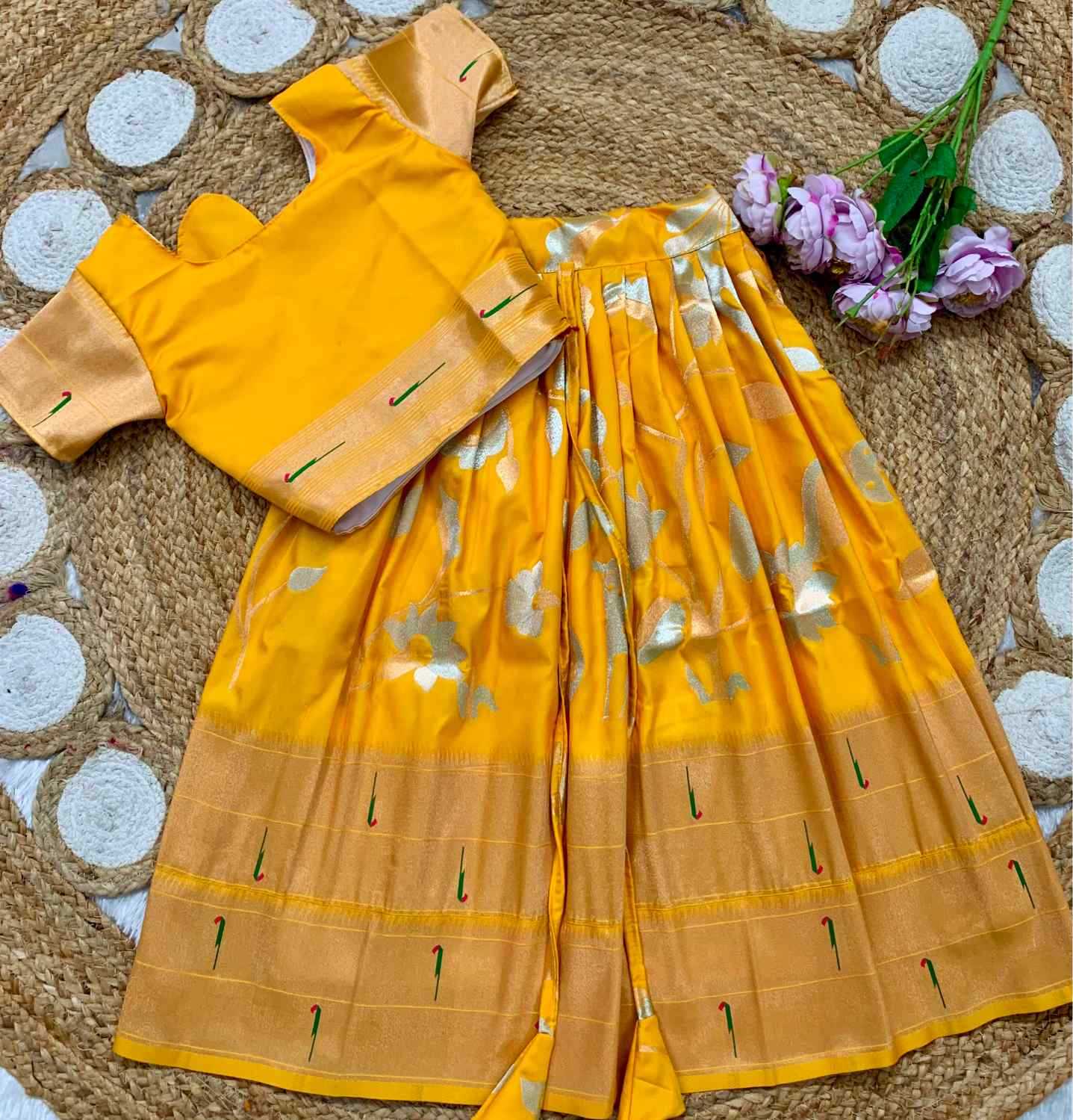 YNF Wholesale Fancy Kids Lehenga  | Surat Manufacturer