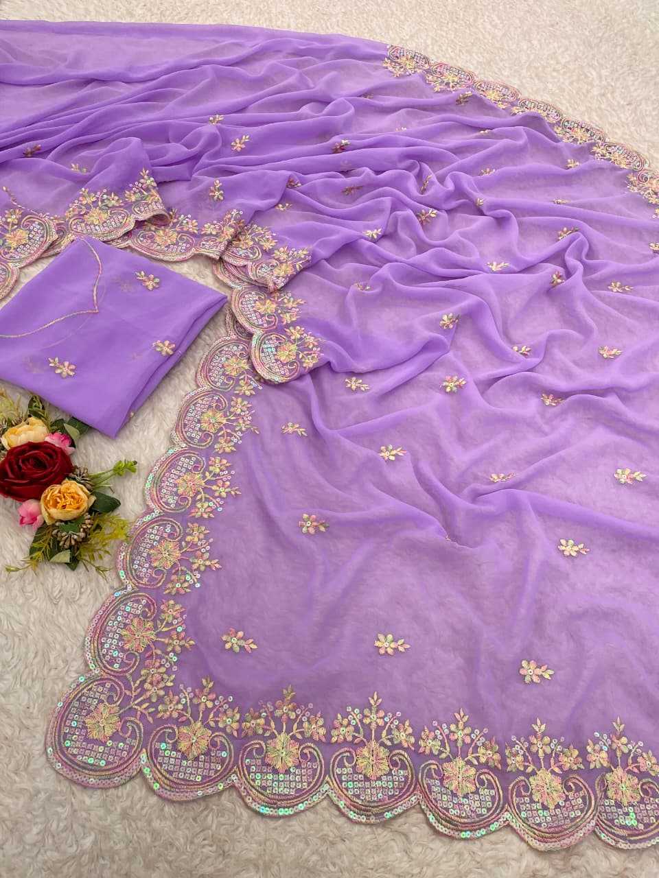 YNF Wholesale Georgette Fancy Sarees KESH689 783 | Surat Manufacturer