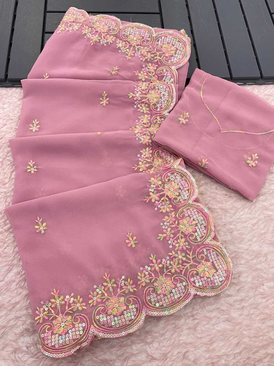 YNF Wholesale Georgette Fancy Sarees KESH689 783 | Surat Manufacturer