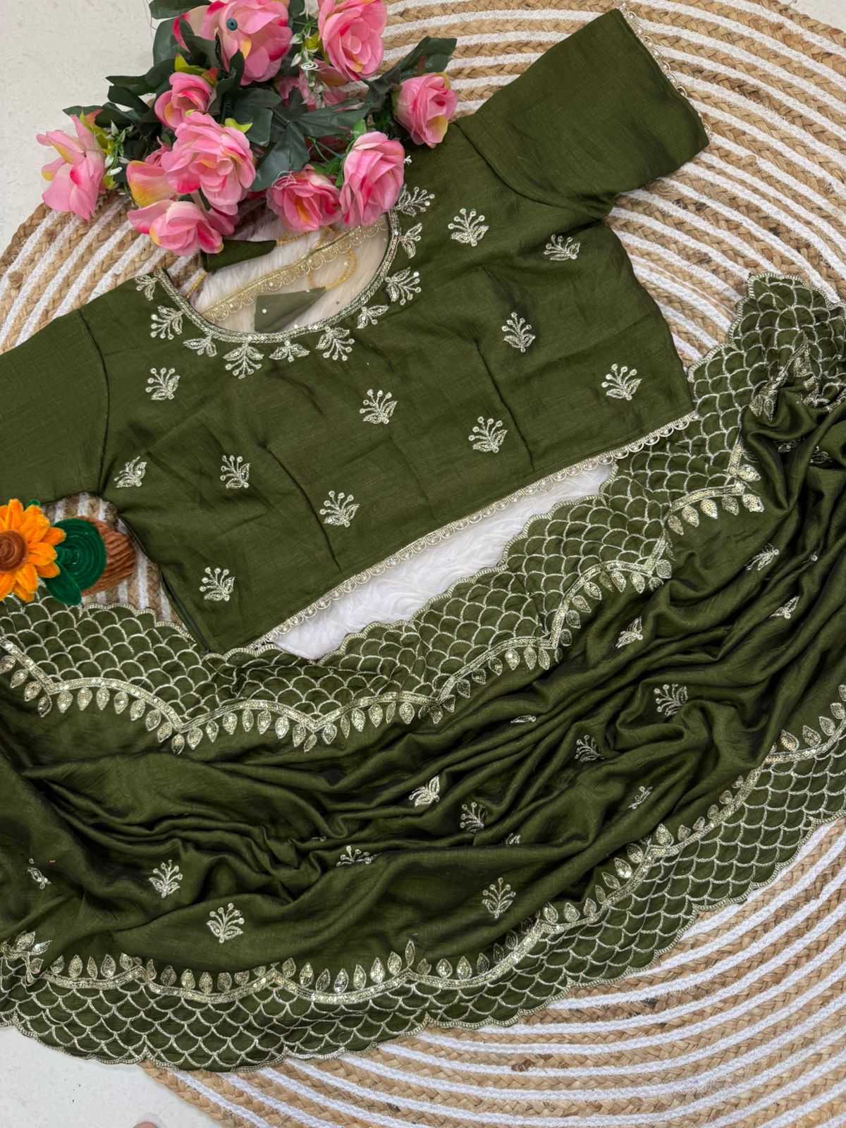 YNF Wholesale Vichitra Silk Zari Border Silk Sarees KESH689 808 | Surat Manufacturer