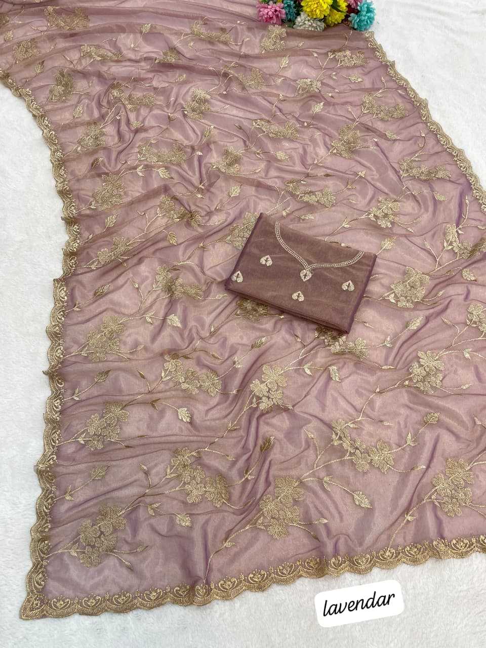 YNF Wholesale Twill Net Designer Sarees KESH689 879 | Surat Manufacturer
