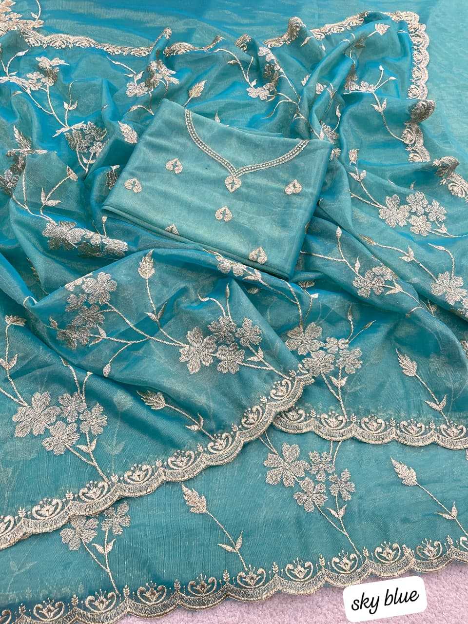 YNF Wholesale Twill Net Designer Sarees KESH689 879 | Surat Manufacturer