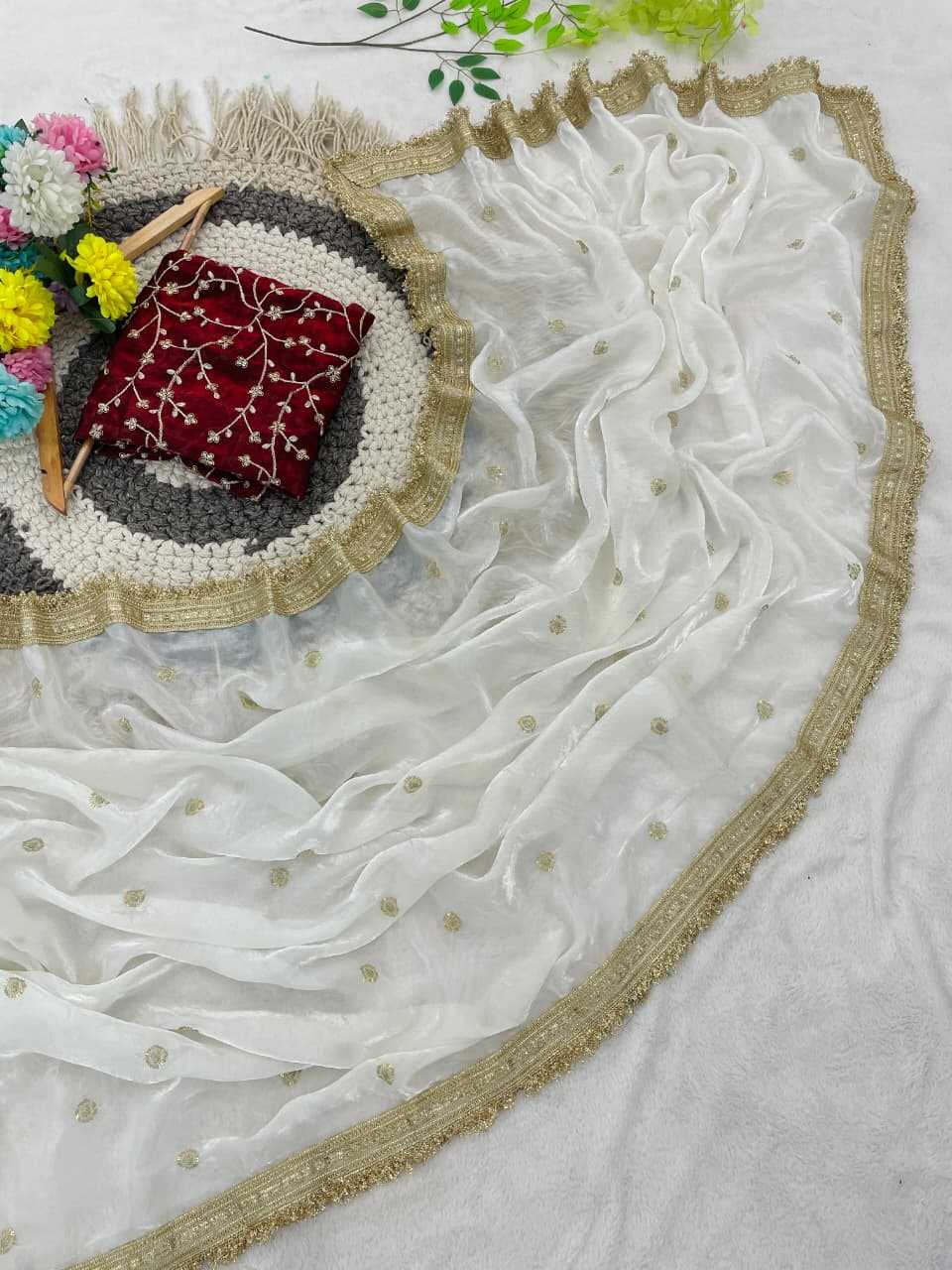 YNF Wholesale Satin Sequence Sarees KESH689 881 | Surat Manufacturer