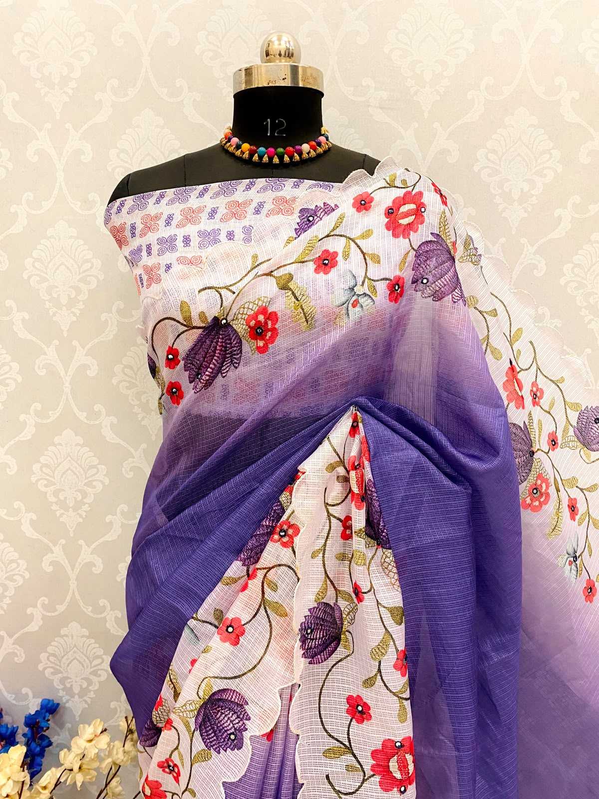 YNF Wholesale Soft Kota Printed Sarees  | Surat Manufacturer