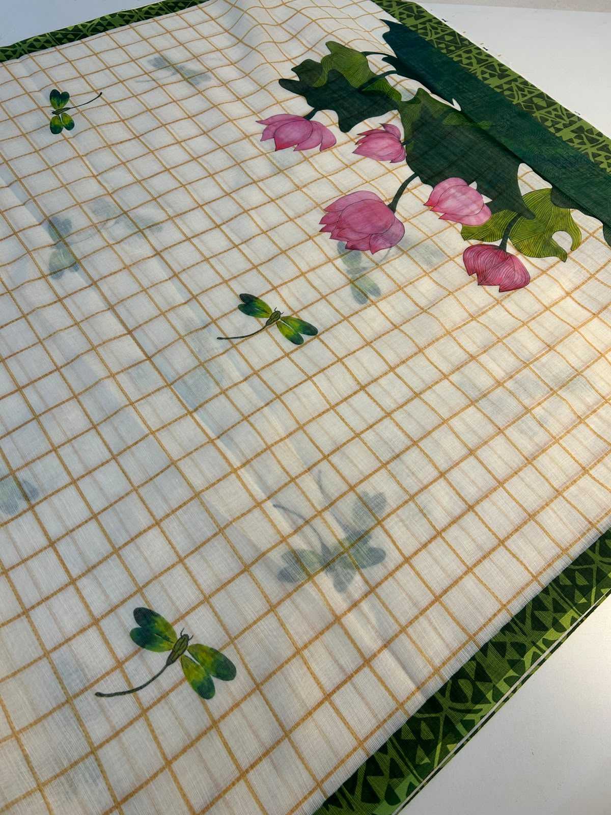 YNF Wholesale Linen Designer Sarees  | Surat Manufacturer