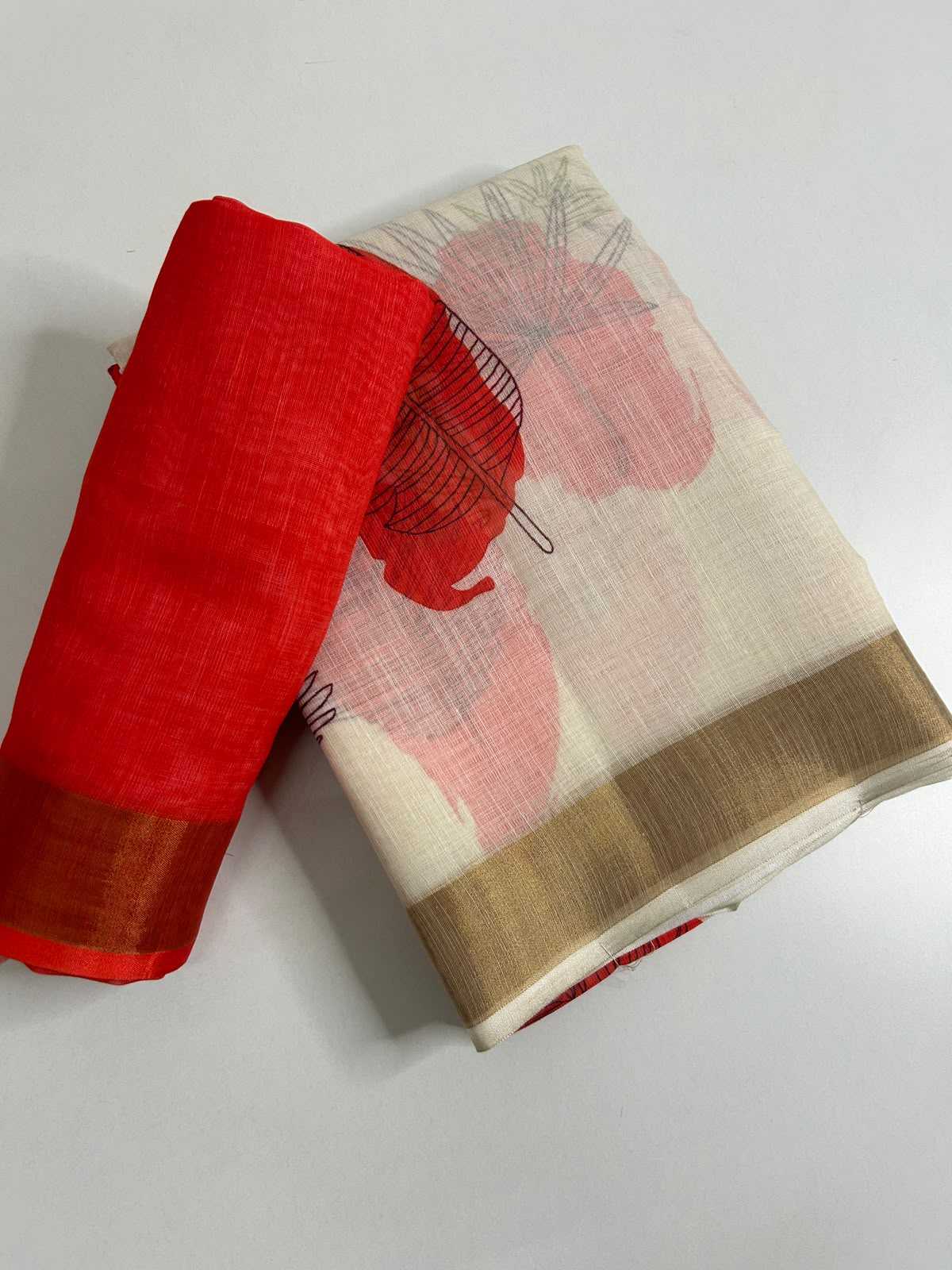 YNF Wholesale Linen Designer Sarees  | Surat Manufacturer