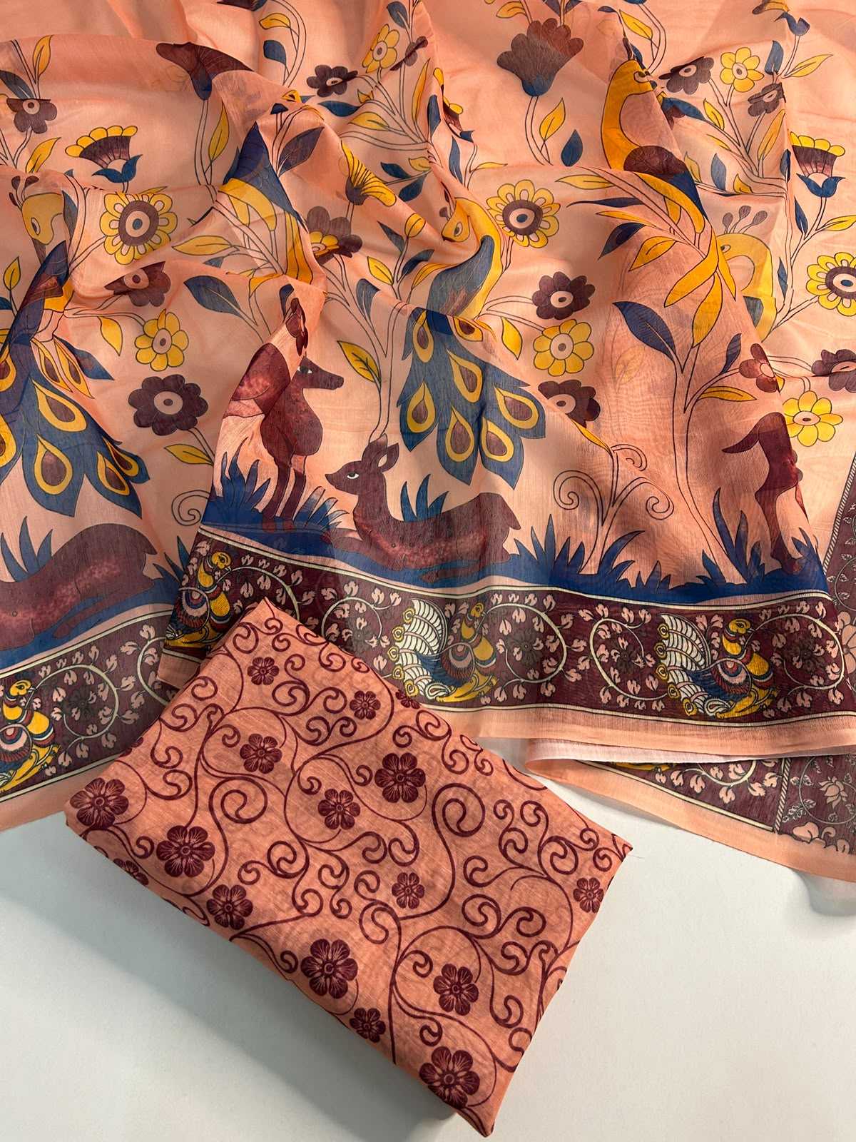 YNF Wholesale Chanderi Cotton Printed Sarees  | Surat Manufacturer