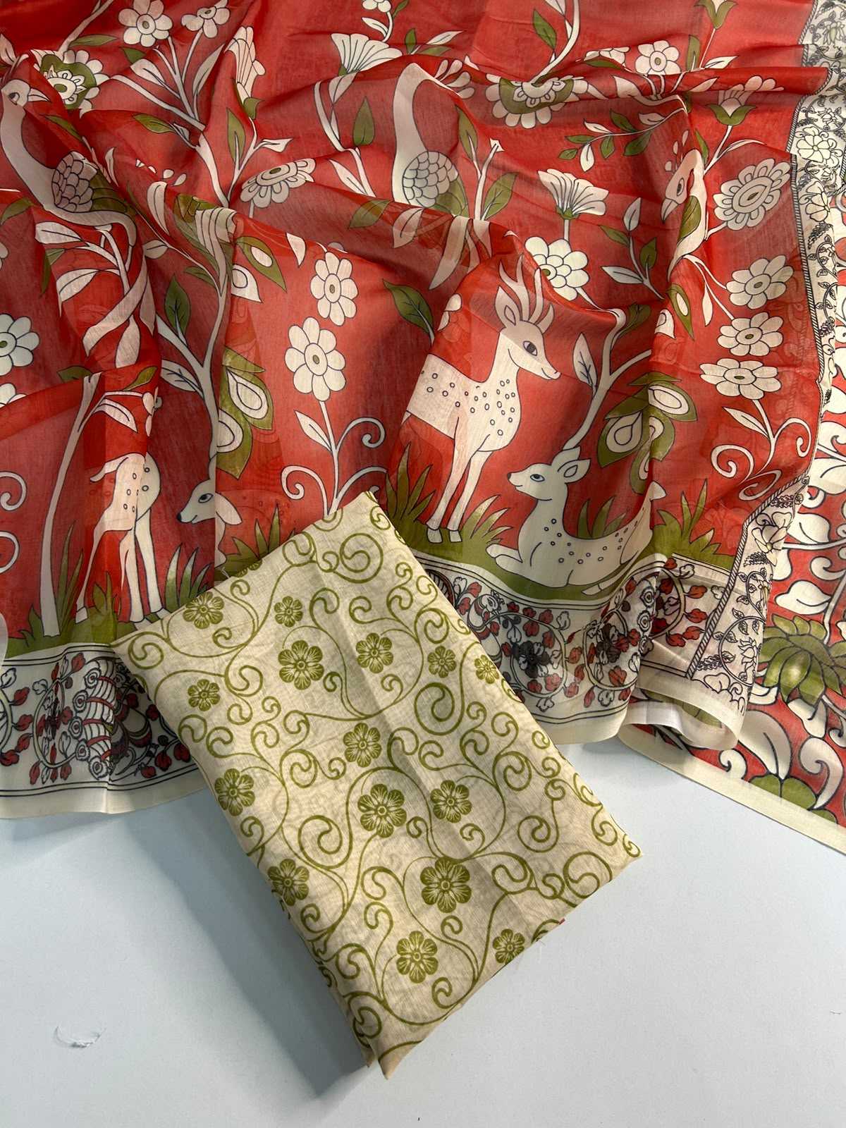 YNF Wholesale Chanderi Cotton Printed Sarees  | Surat Manufacturer