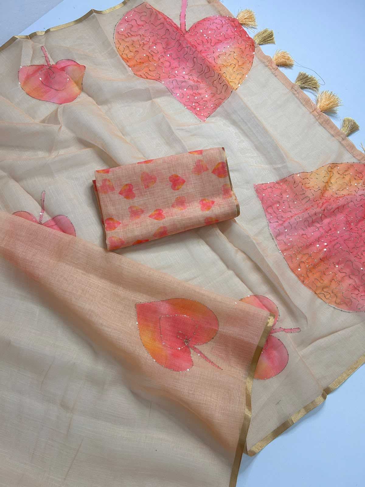 YNF Wholesale Linen Printed Sarees  | Surat Manufacturer