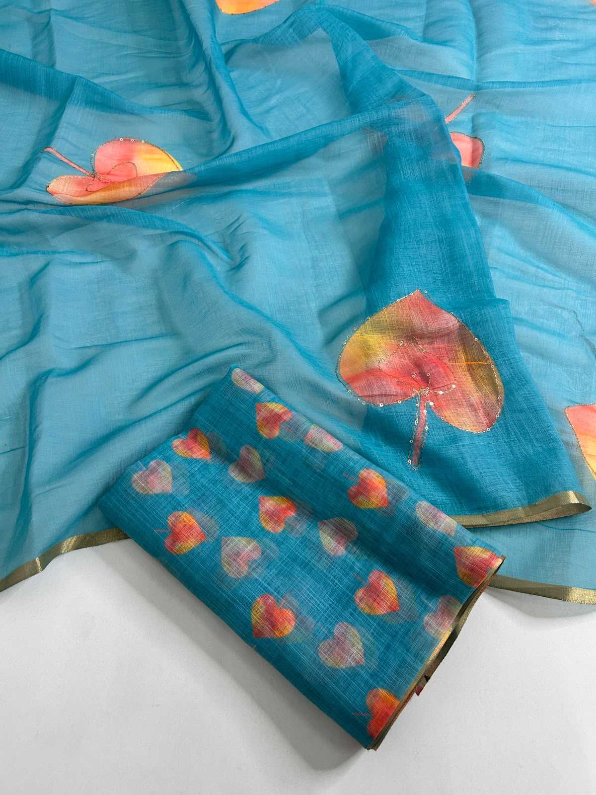 YNF Wholesale Linen Printed Sarees  | Surat Manufacturer