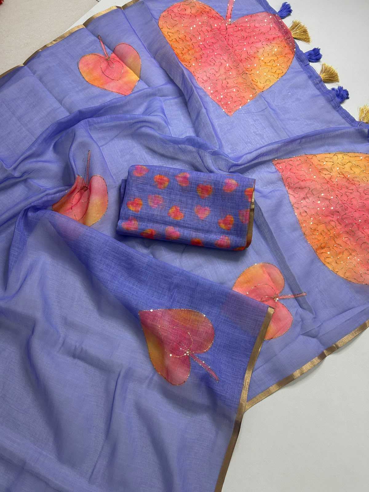 YNF Wholesale Linen Printed Sarees  | Surat Manufacturer