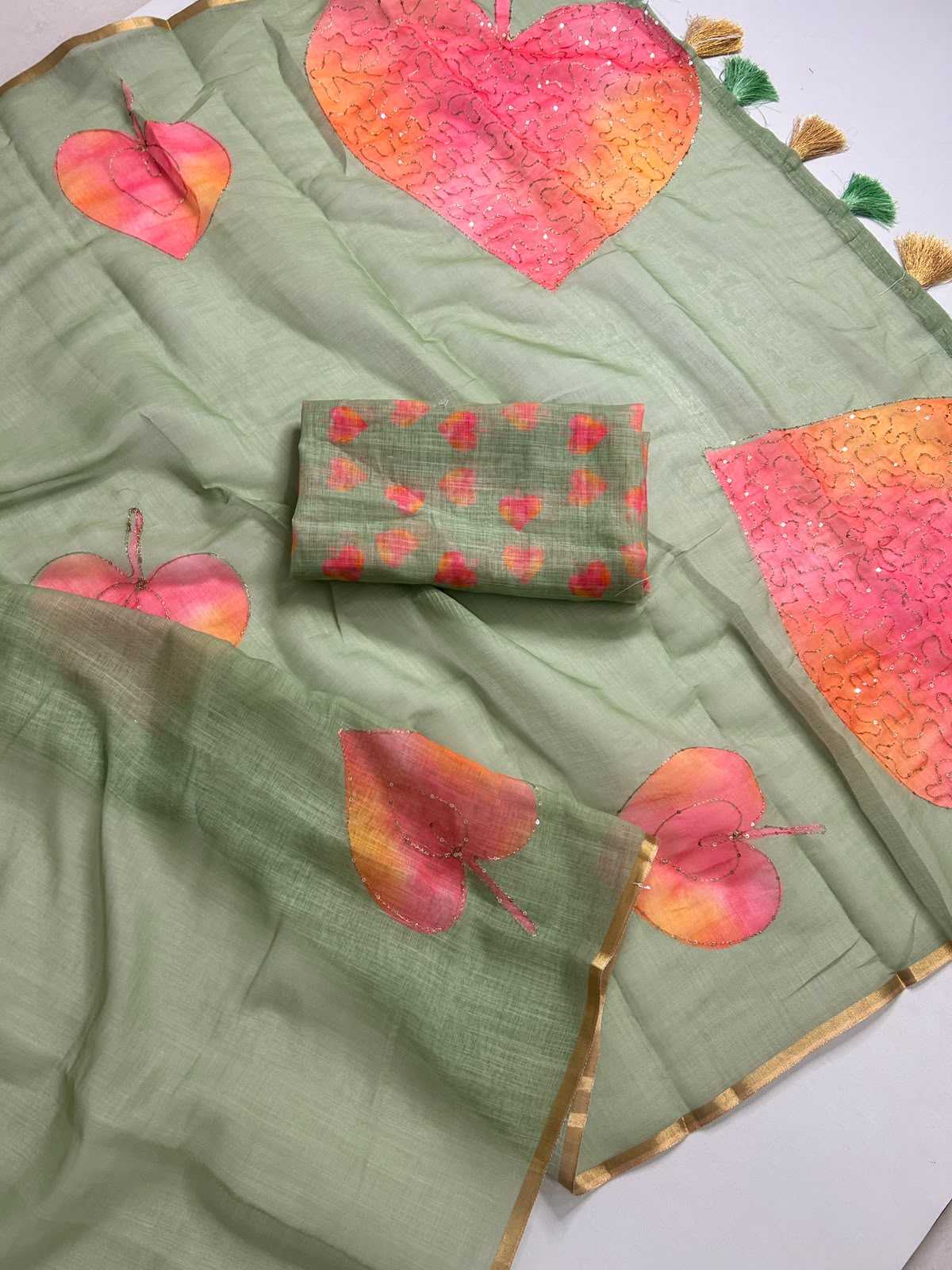 YNF Wholesale Linen Printed Sarees  | Surat Manufacturer