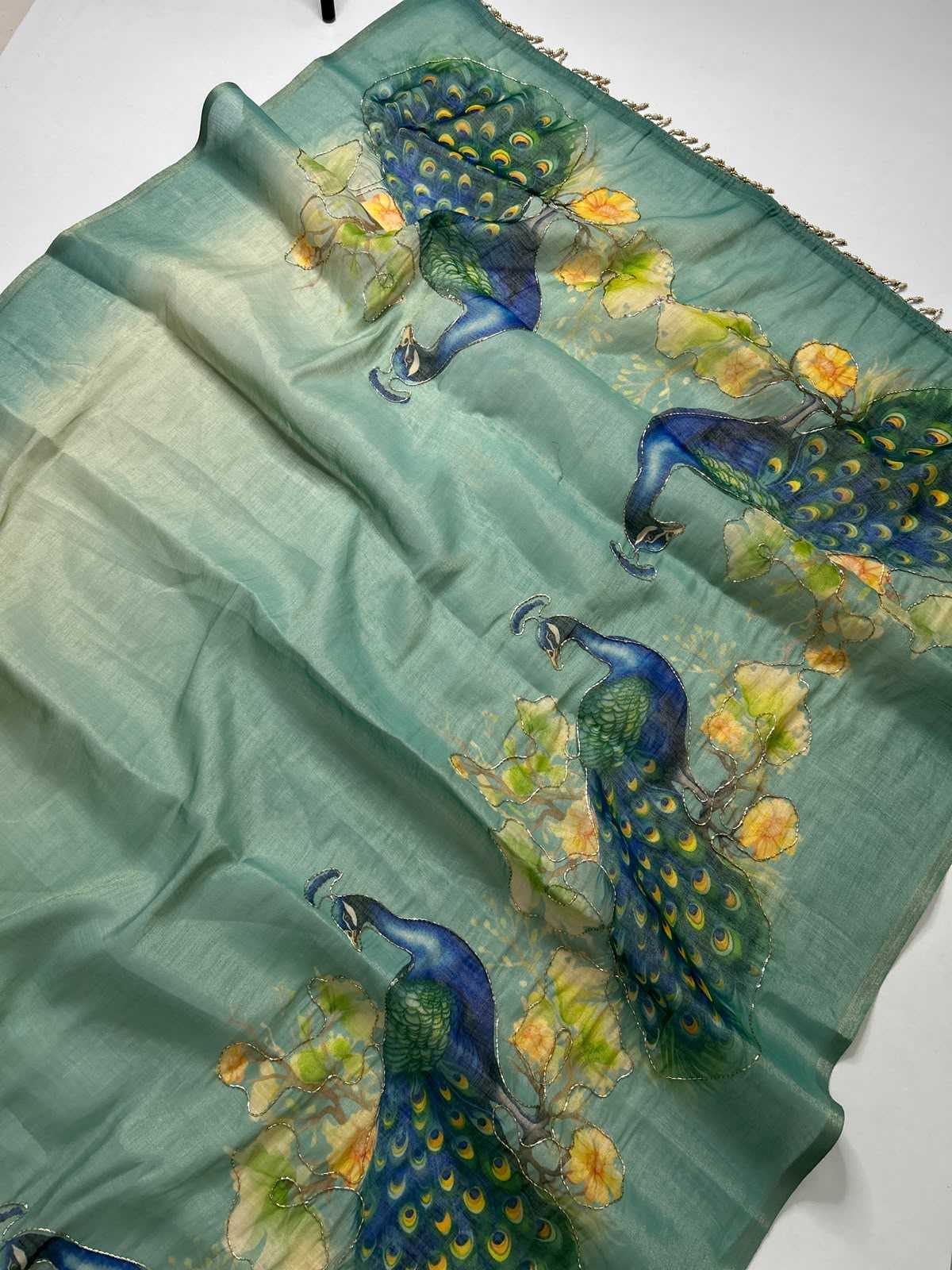 YNF Wholesale Tissue Silk Designer Sarees  | Surat Manufacturer