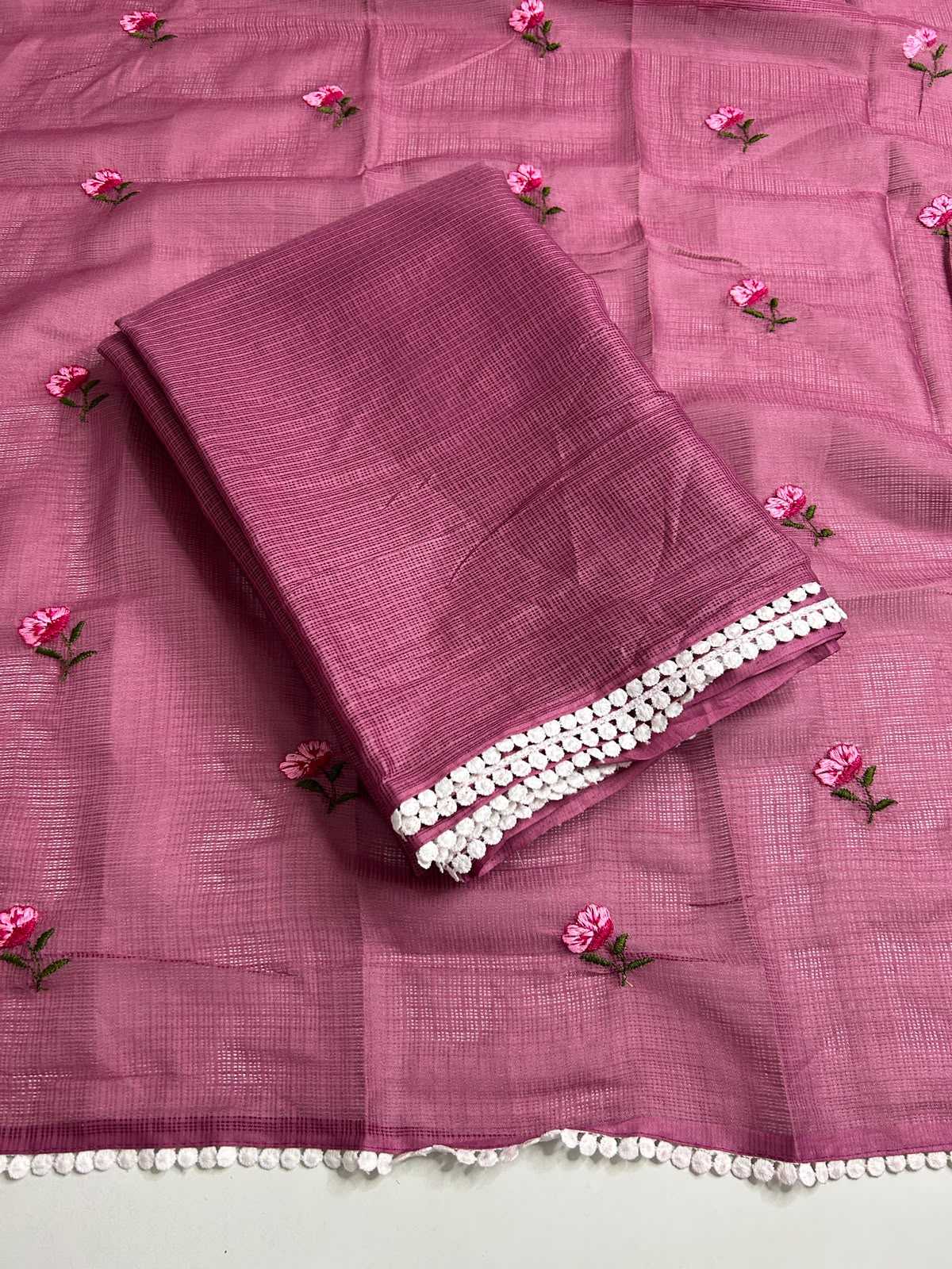 YNF Wholesale Soft Kota Embroidered Sarees  | Surat Manufacturer