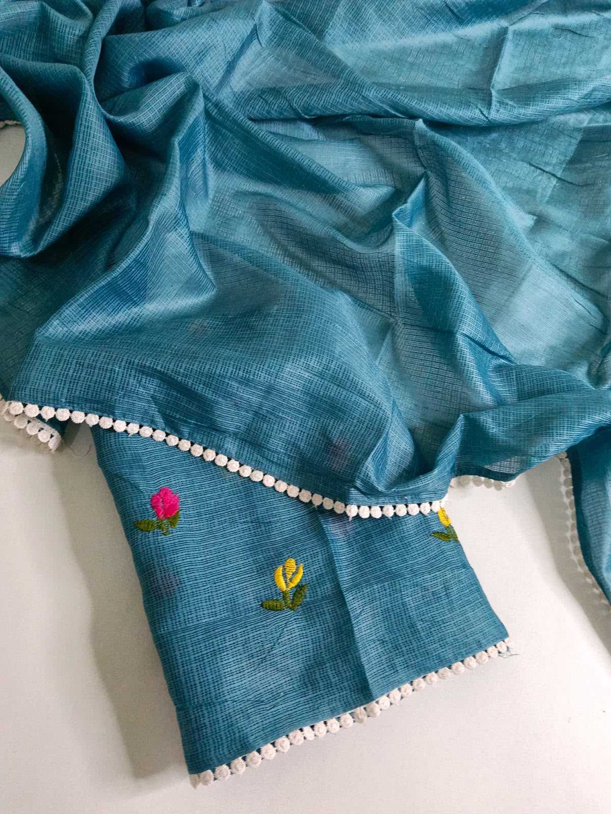 YNF Wholesale Soft Kota Embroidered Sarees  | Surat Manufacturer