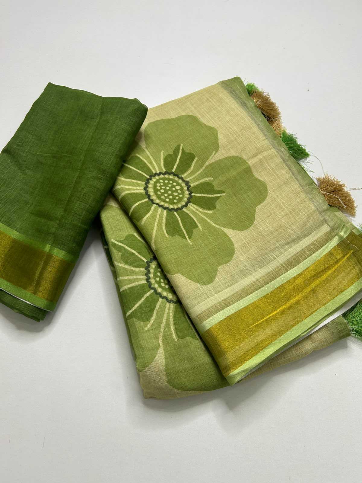 YNF Wholesale Linen Printed Sarees KESH690 340 | Surat Manufacturer