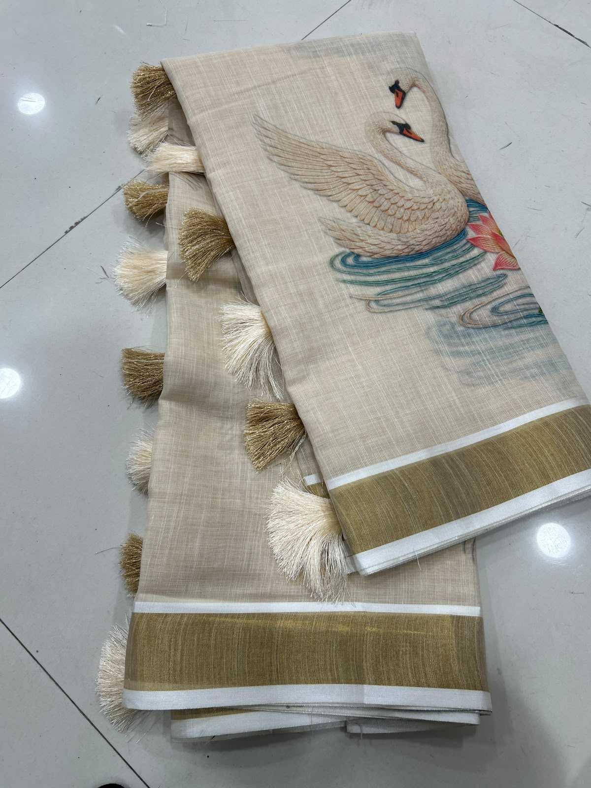 YNF Wholesale Linen Printed Sarees KESH690 340 | Surat Manufacturer