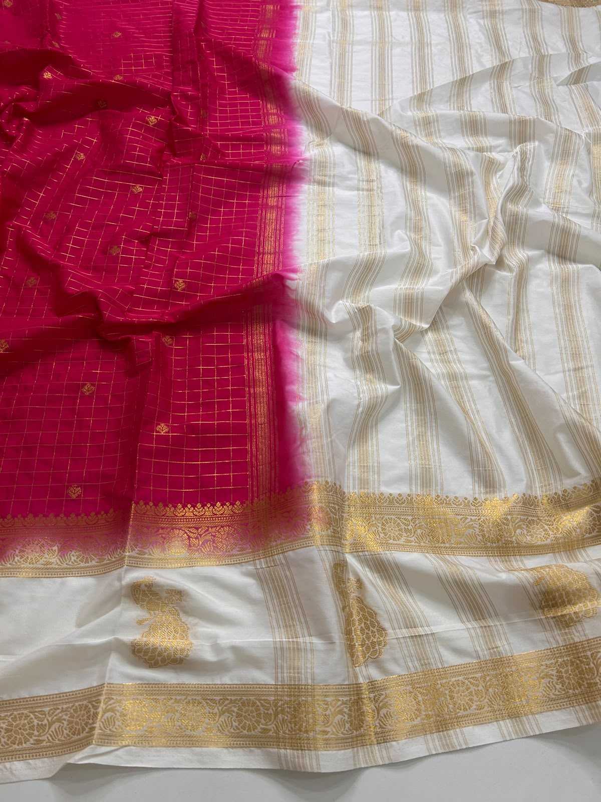 YNF Wholesale Crepe Silk Mysore Silk Sarees  | Surat Manufacturer