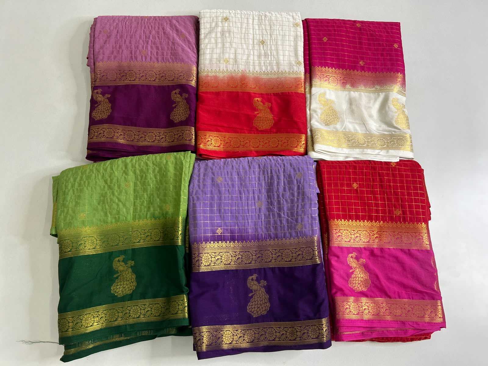 YNF Wholesale Crepe Silk Mysore Silk Sarees  | Surat Manufacturer