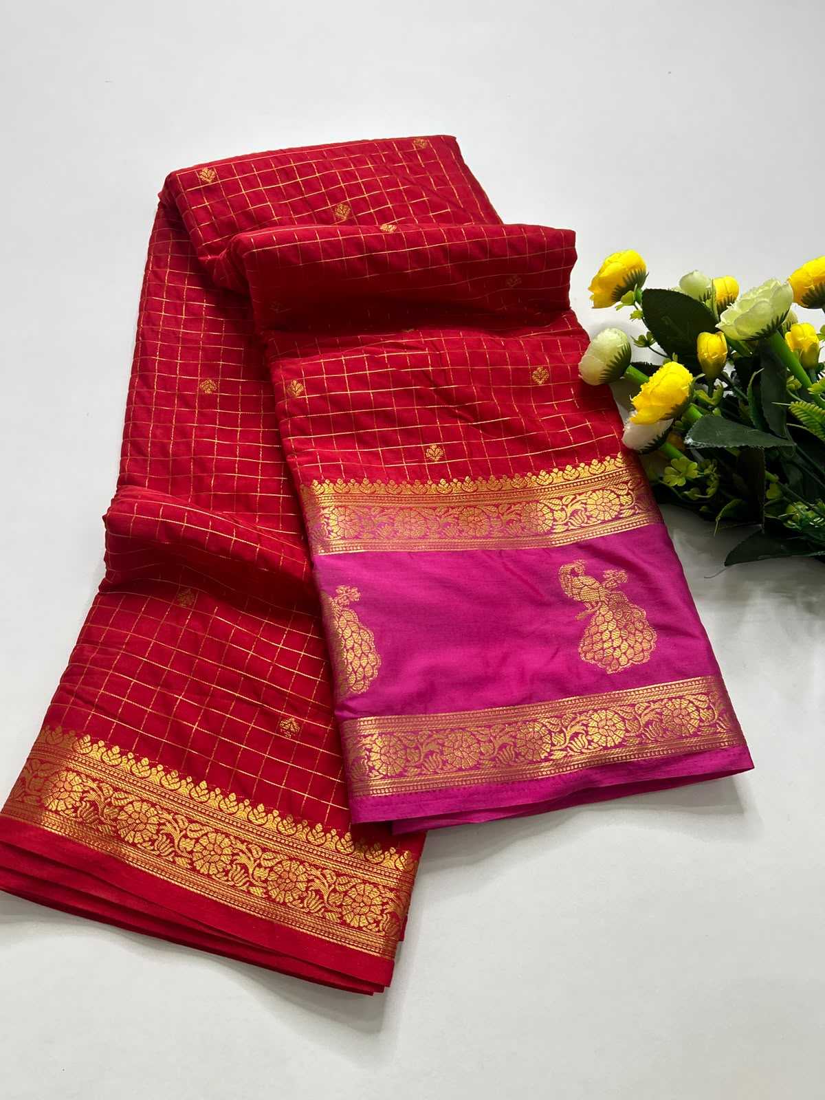 YNF Wholesale Crepe Silk Mysore Silk Sarees  | Surat Manufacturer