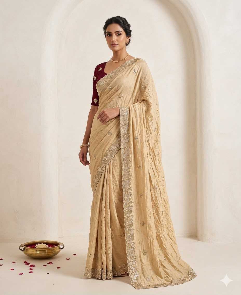 YNF Wholesale Crunchi Designer Sarees  | Surat Manufacturer