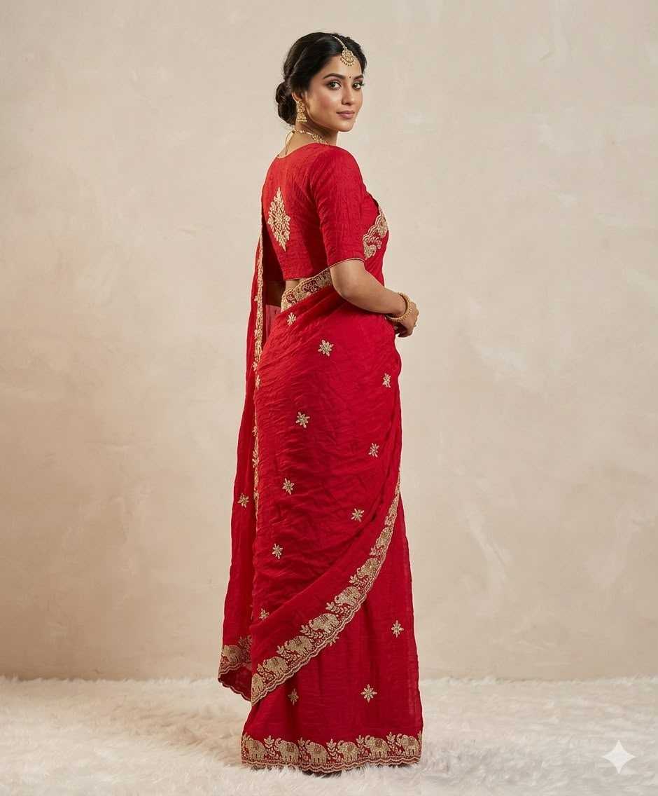 YNF Wholesale Crunchi Designer Sarees  | Surat Manufacturer
