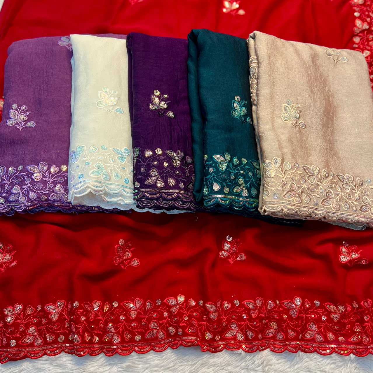 YNF Wholesale Crush Silk Designer Silk Sarees  | Surat Manufacturer