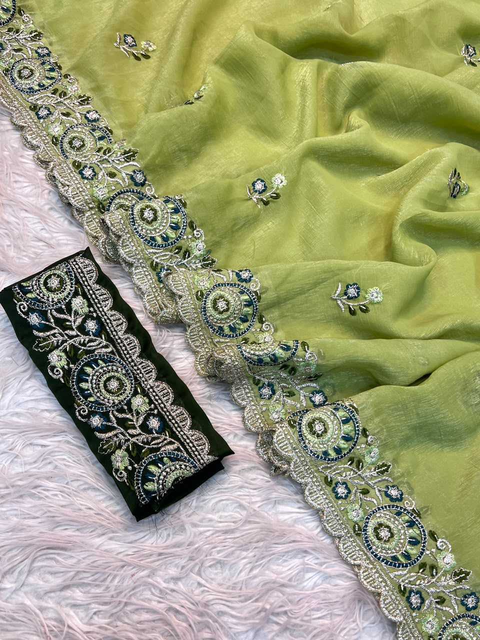 YNF Wholesale Crush Silk Party Wear Silk Sarees  | Surat Manufacturer