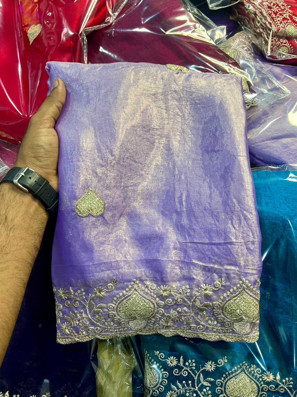 YNF Wholesale Space Silk Designer Silk Sarees  | Surat Manufacturer