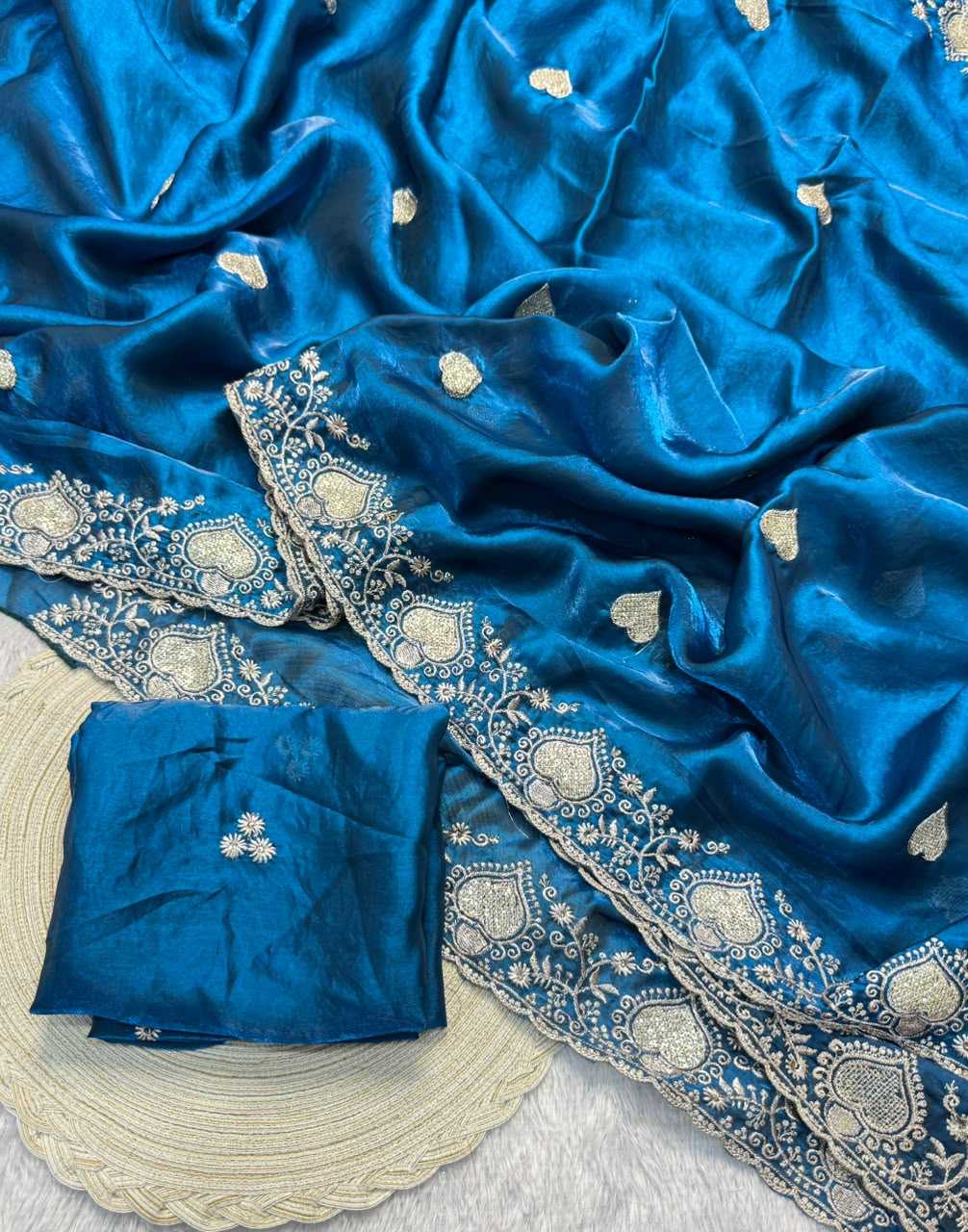 YNF Wholesale Space Silk Designer Silk Sarees  | Surat Manufacturer