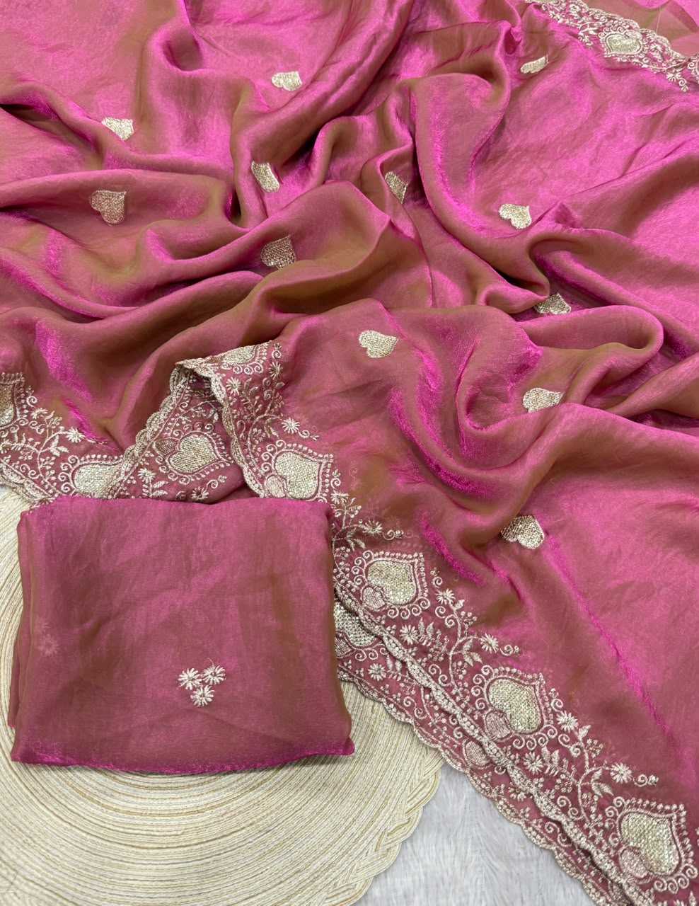 YNF Wholesale Space Silk Designer Silk Sarees  | Surat Manufacturer