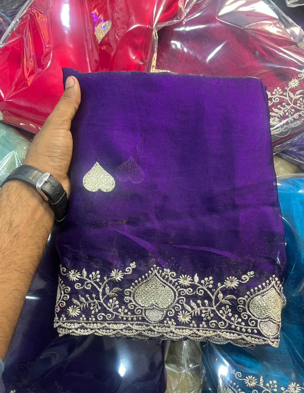 YNF Wholesale Space Silk Designer Silk Sarees  | Surat Manufacturer