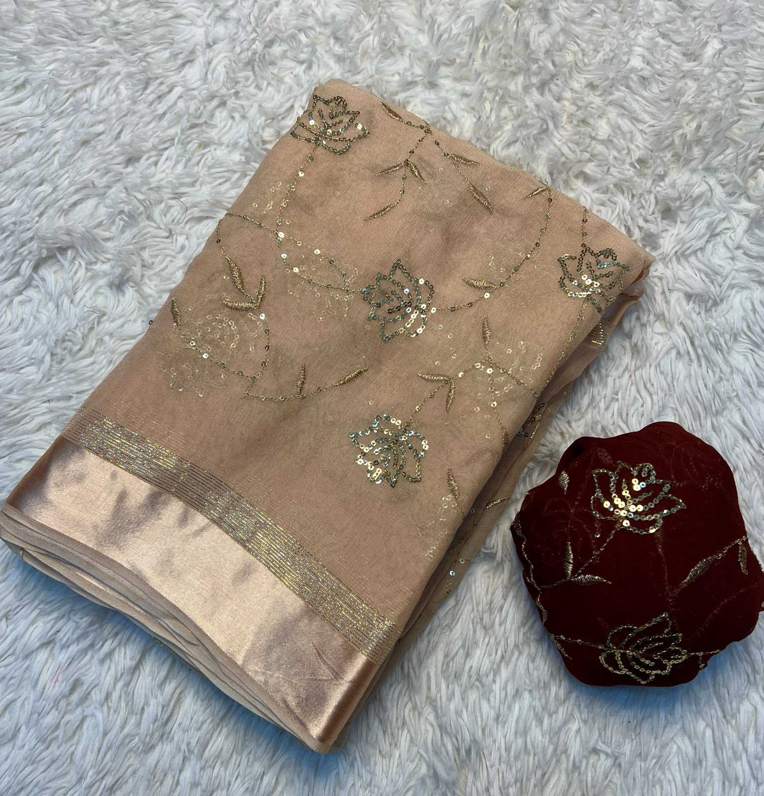 YNF Wholesale Pure Viscos Georgette Sarees  | Surat Manufacturer