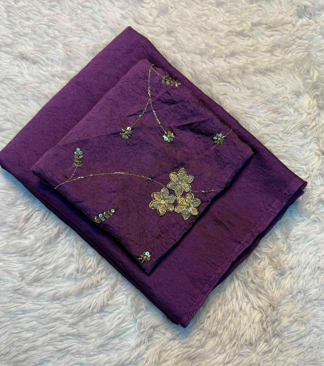 YNF Wholesale Crush Silk Party Wear Silk Sarees  | Surat Manufacturer