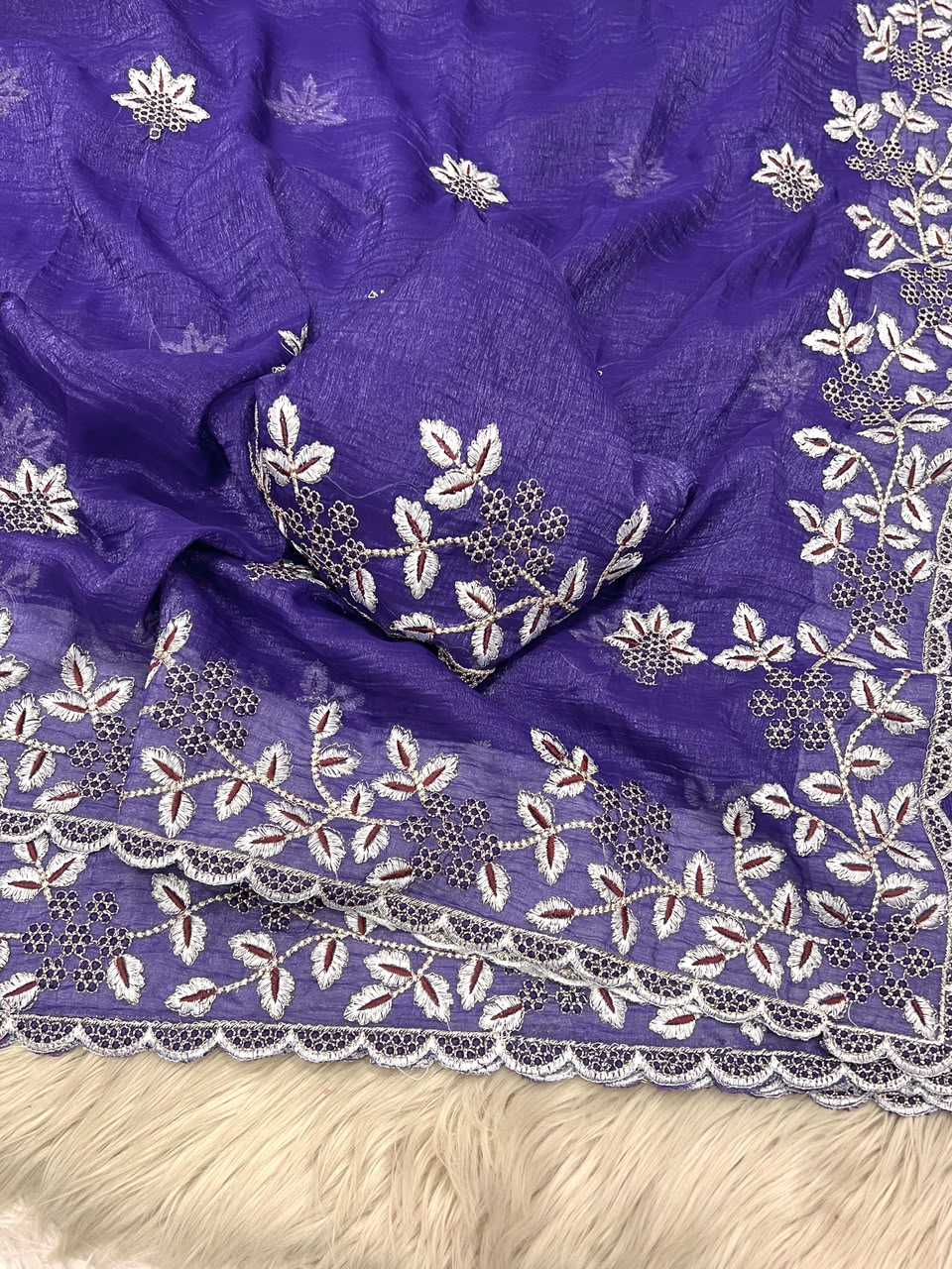 YNF Wholesale Crush Silk Party Wear Silk Sarees  | Surat Manufacturer