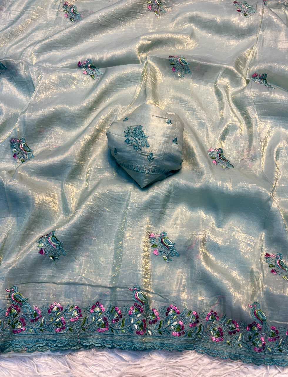 YNF Wholesale Soft Gold Crush Designer Sarees  | Surat Manufacturer