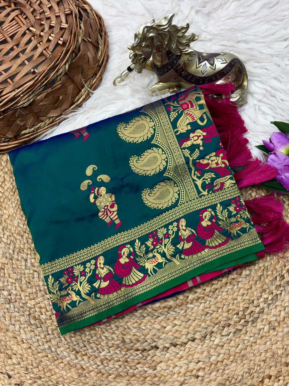 YNF Wholesale Soft Silk Soft Silk Sarees KESH692 BALUCHARI | Surat Manufacturer