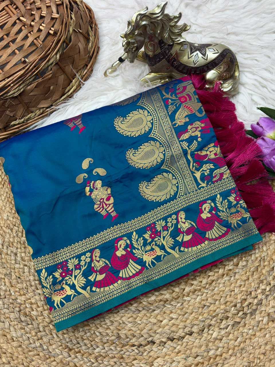 YNF Wholesale Soft Silk Soft Silk Sarees KESH692 BALUCHARI | Surat Manufacturer