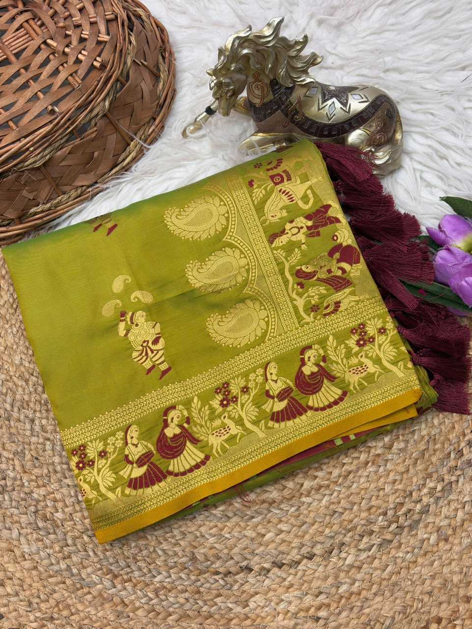 YNF Wholesale Soft Silk Soft Silk Sarees KESH692 BALUCHARI | Surat Manufacturer