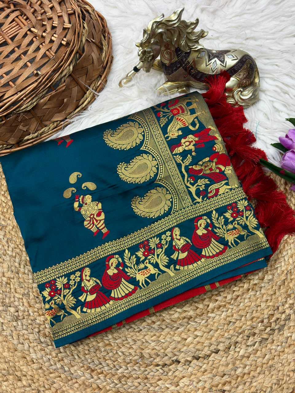 YNF Wholesale Soft Silk Soft Silk Sarees KESH692 BALUCHARI | Surat Manufacturer