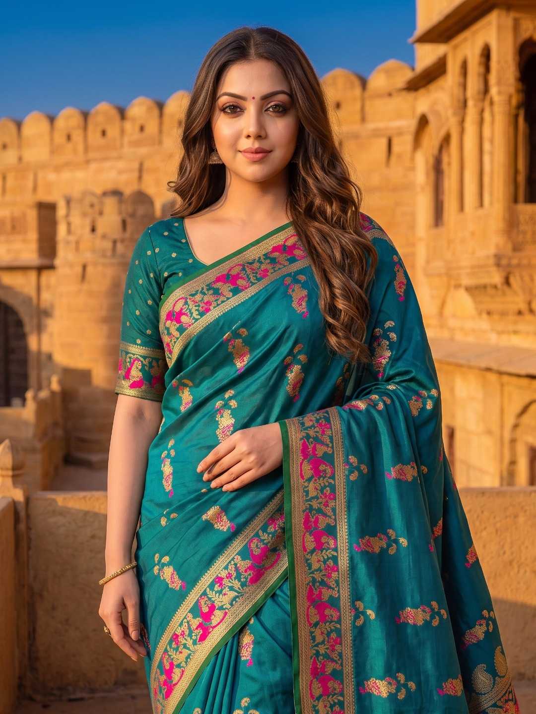YNF Wholesale Soft Silk Soft Silk Sarees KESH692 BALUCHARI | Surat Manufacturer