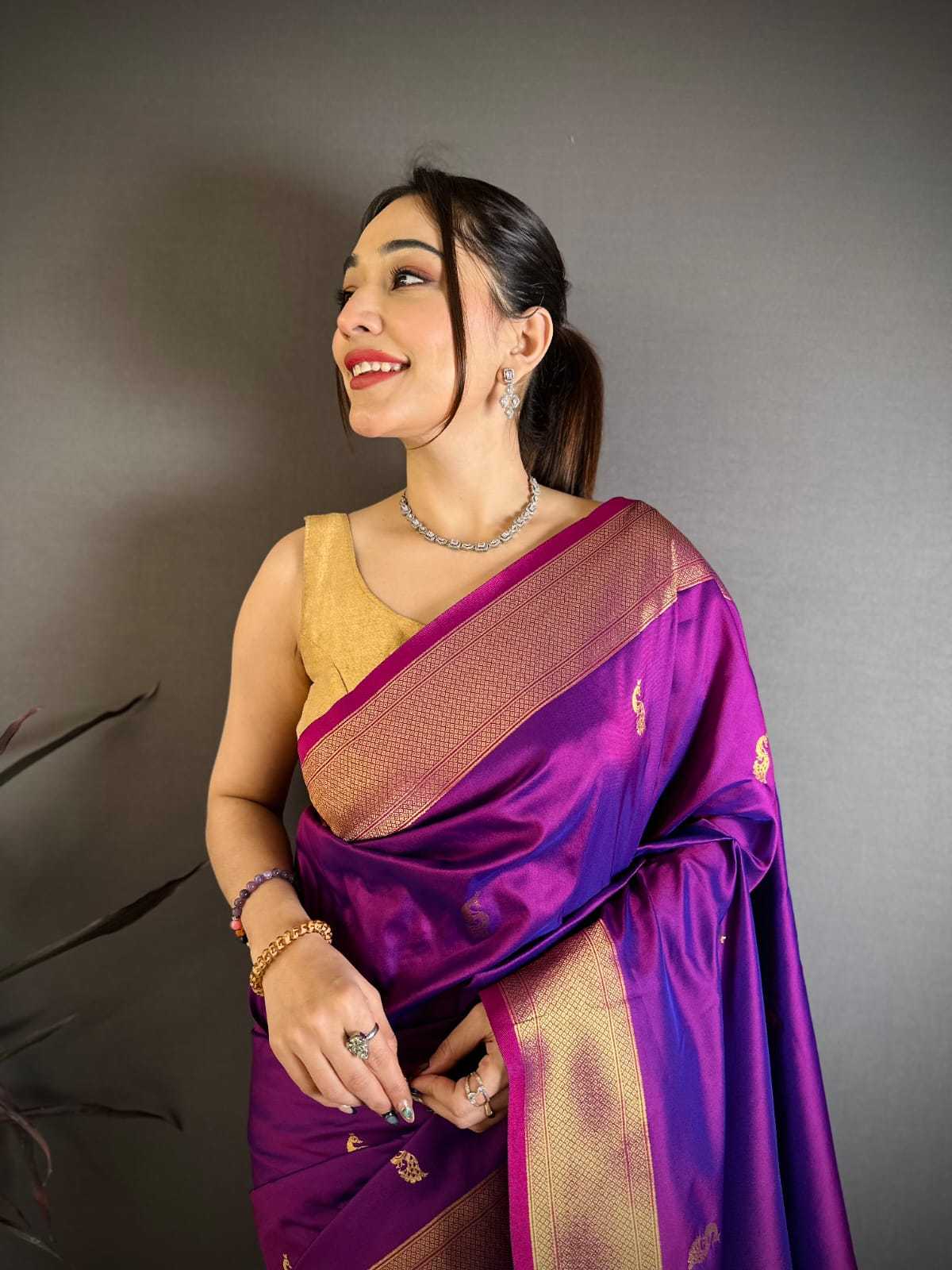 YNF Wholesale Paithani Silk Soft Silk Sarees KESH692 DEEPIKA | Surat Manufacturer