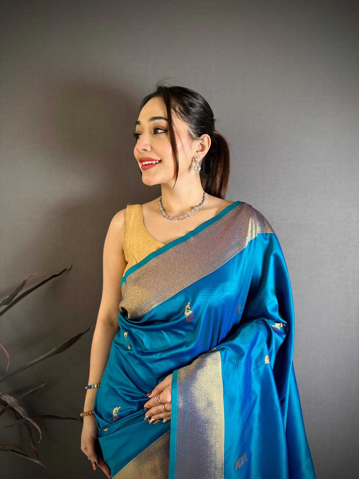 YNF Wholesale Paithani Silk Soft Silk Sarees KESH692 DEEPIKA | Surat Manufacturer