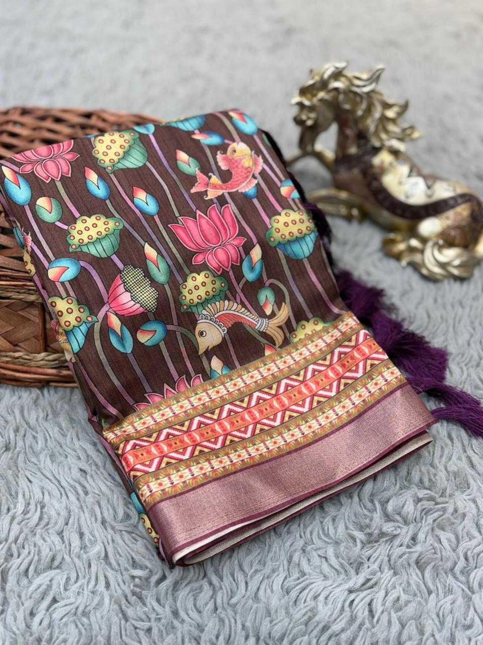 YNF Wholesale Soft Silk Soft Silk Sarees KESH692 KALAMKARI | Surat Manufacturer