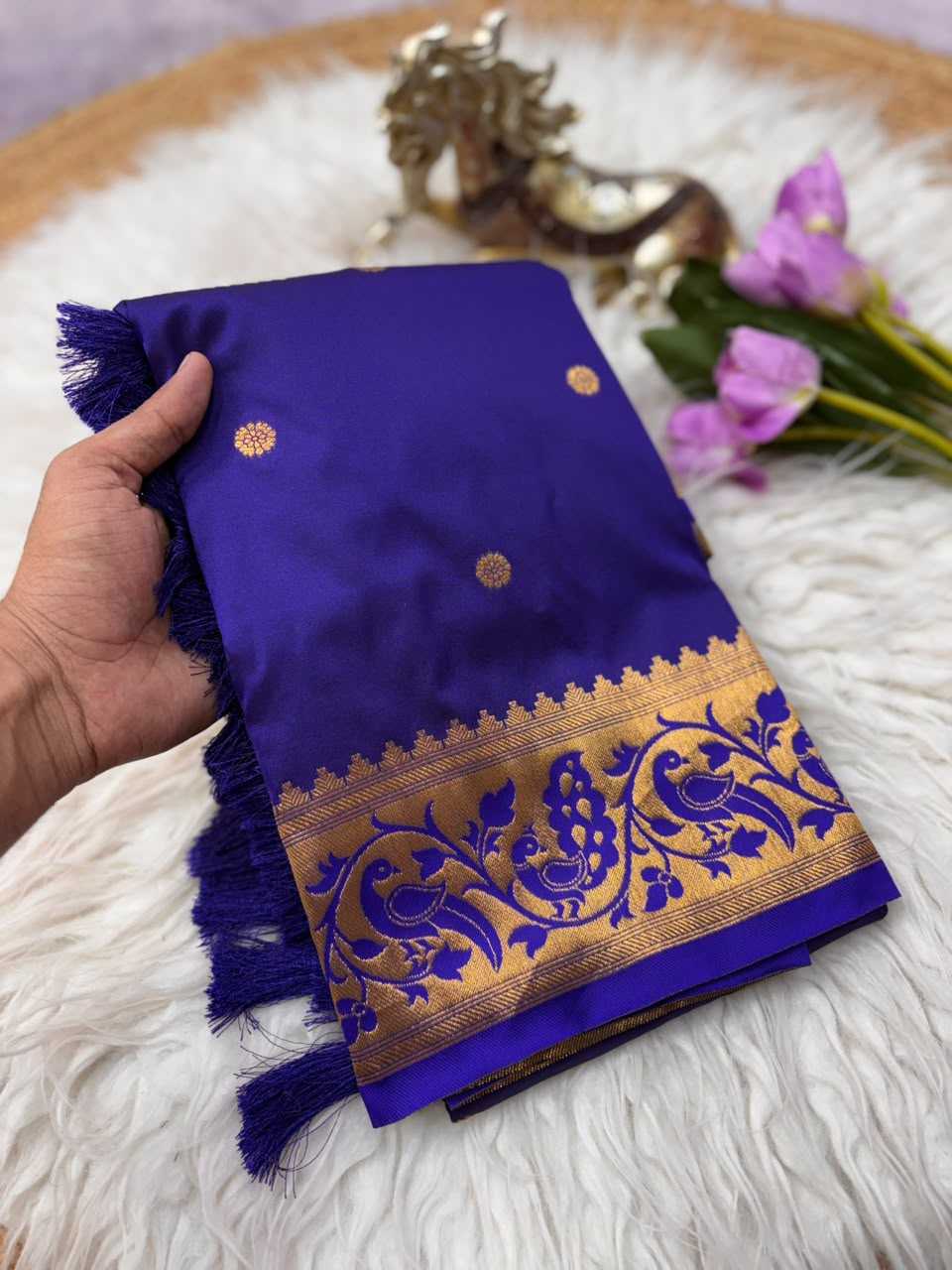 YNF Wholesale Paithani Silk Soft Silk Sarees KESH692 MORNI | Surat Manufacturer