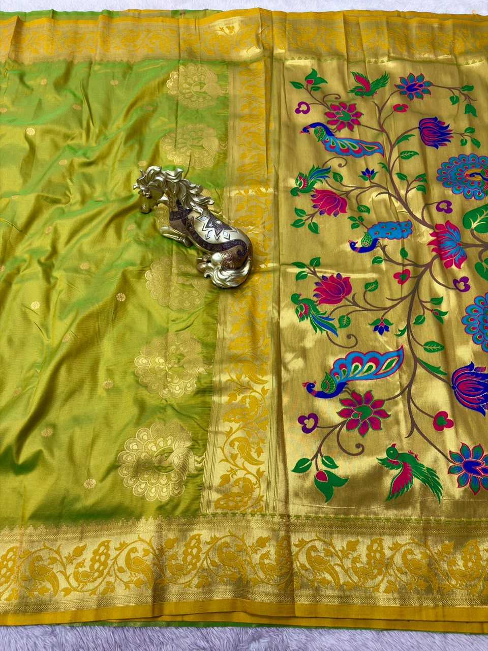 YNF Wholesale Paithani Silk Soft Silk Sarees KESH692 MORNI | Surat Manufacturer