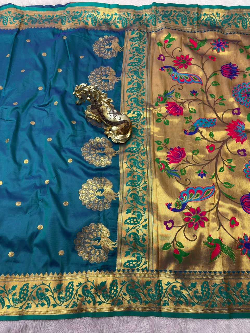 YNF Wholesale Paithani Silk Soft Silk Sarees KESH692 MORNI | Surat Manufacturer